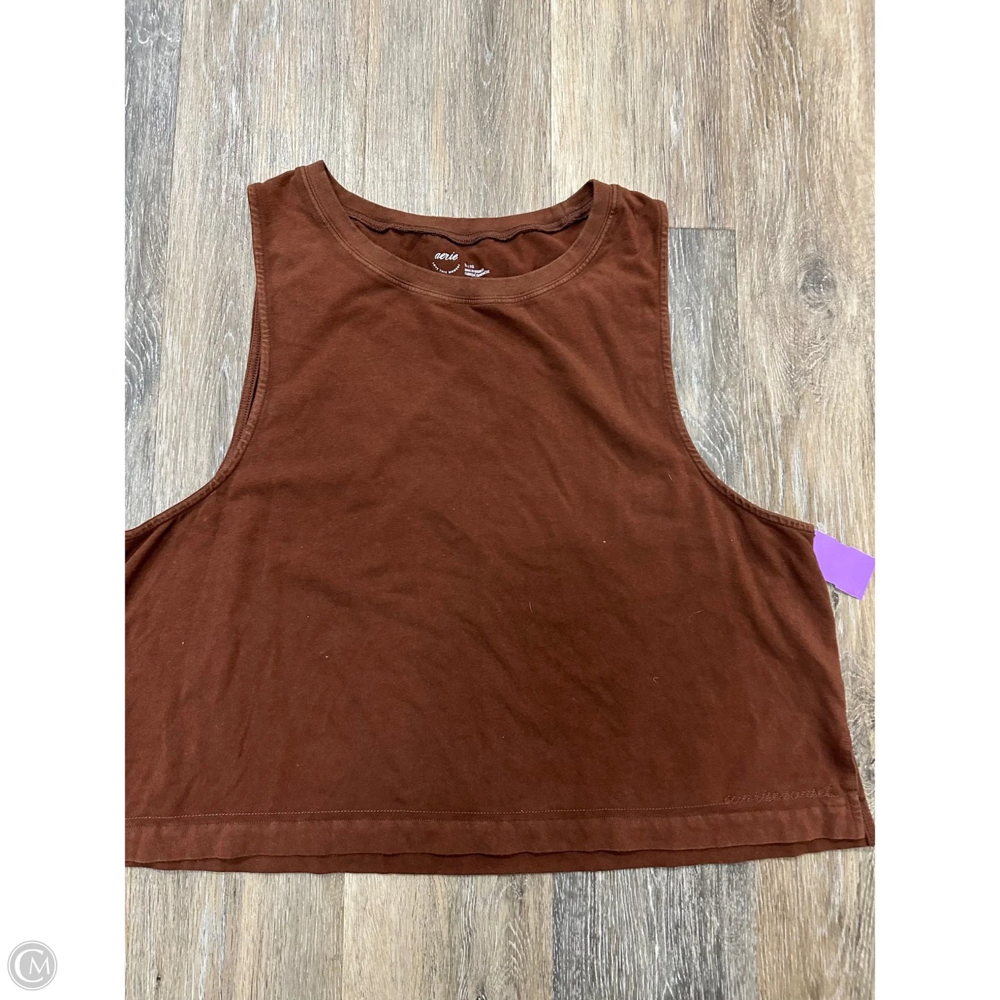 Tank Top By Aerie In Brown, Size: Xl