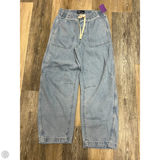 Pants Wide Leg By Gap In Blue Denim, Size: Xs