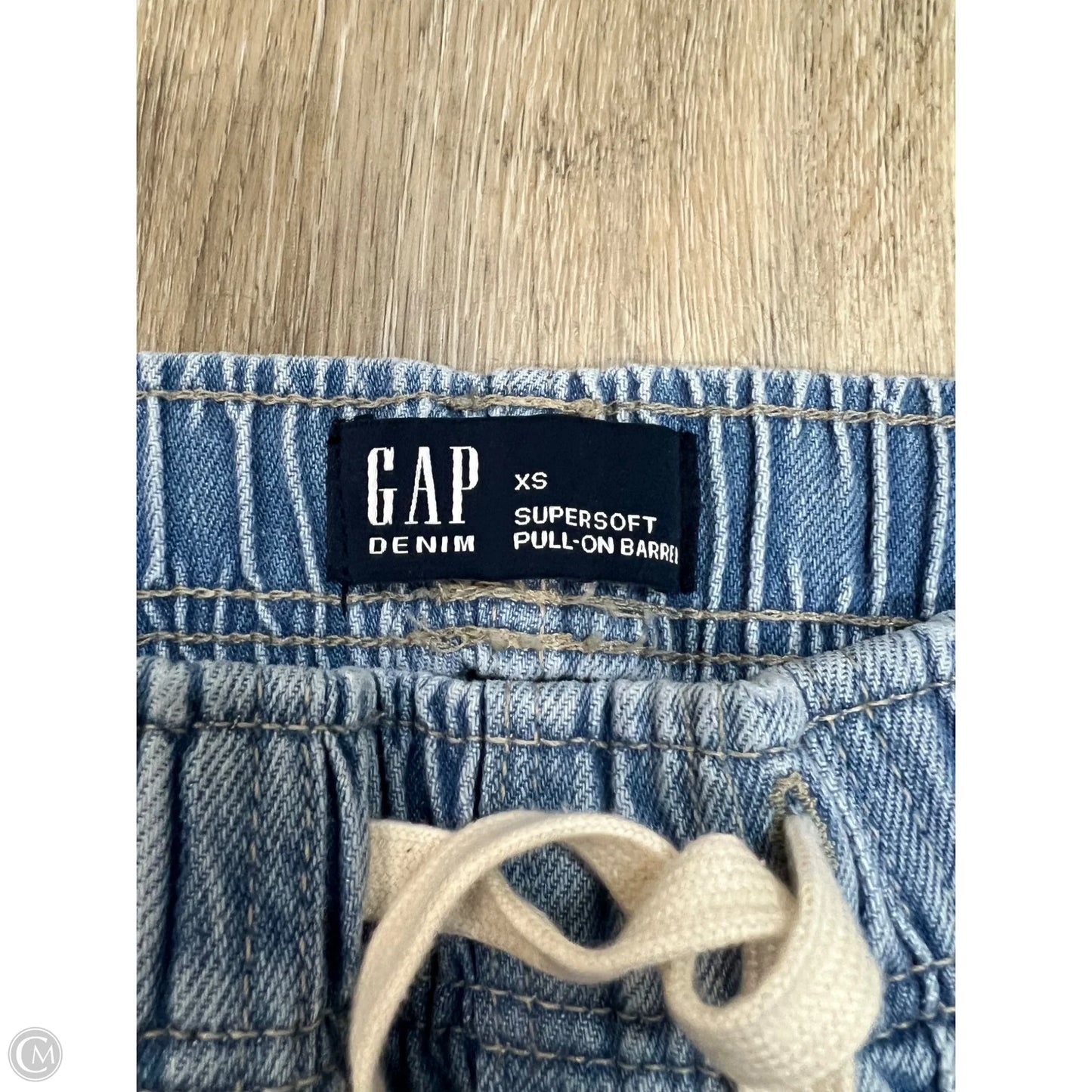 Pants Wide Leg By Gap In Blue Denim, Size: Xs