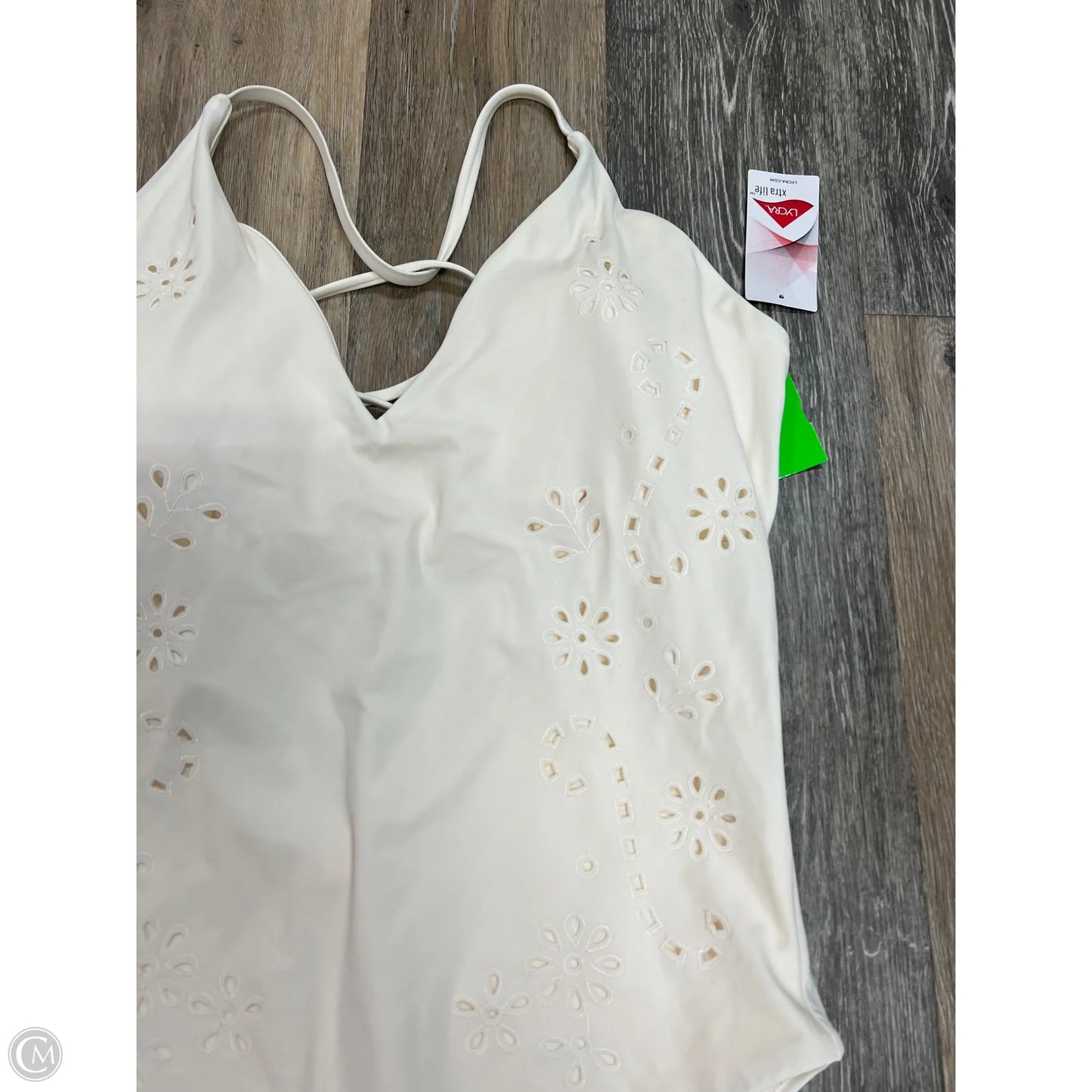 Swimsuit By Lands End In Cream, Size: Xxl
