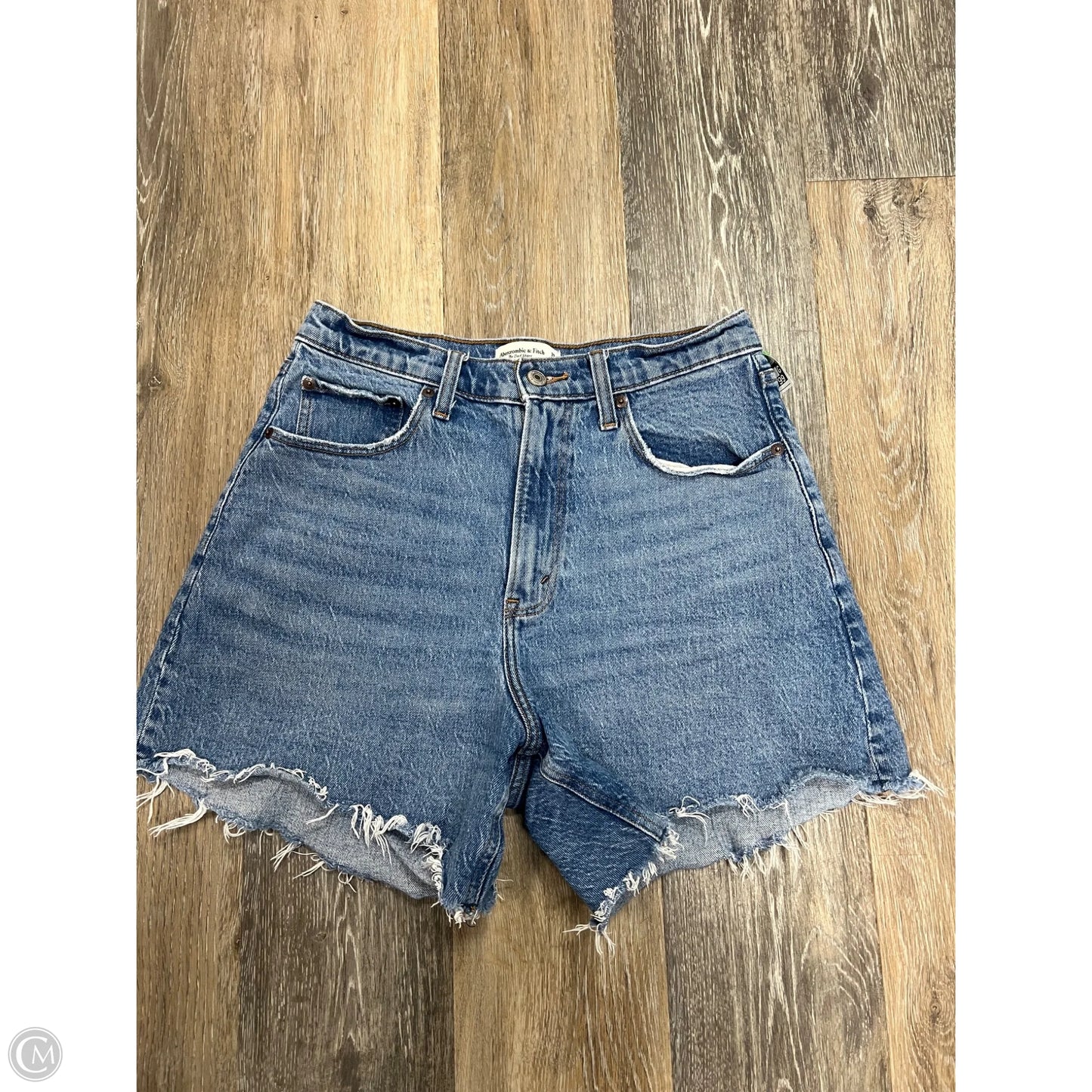 Shorts By Abercrombie And Fitch In Blue Denim, Size: 8