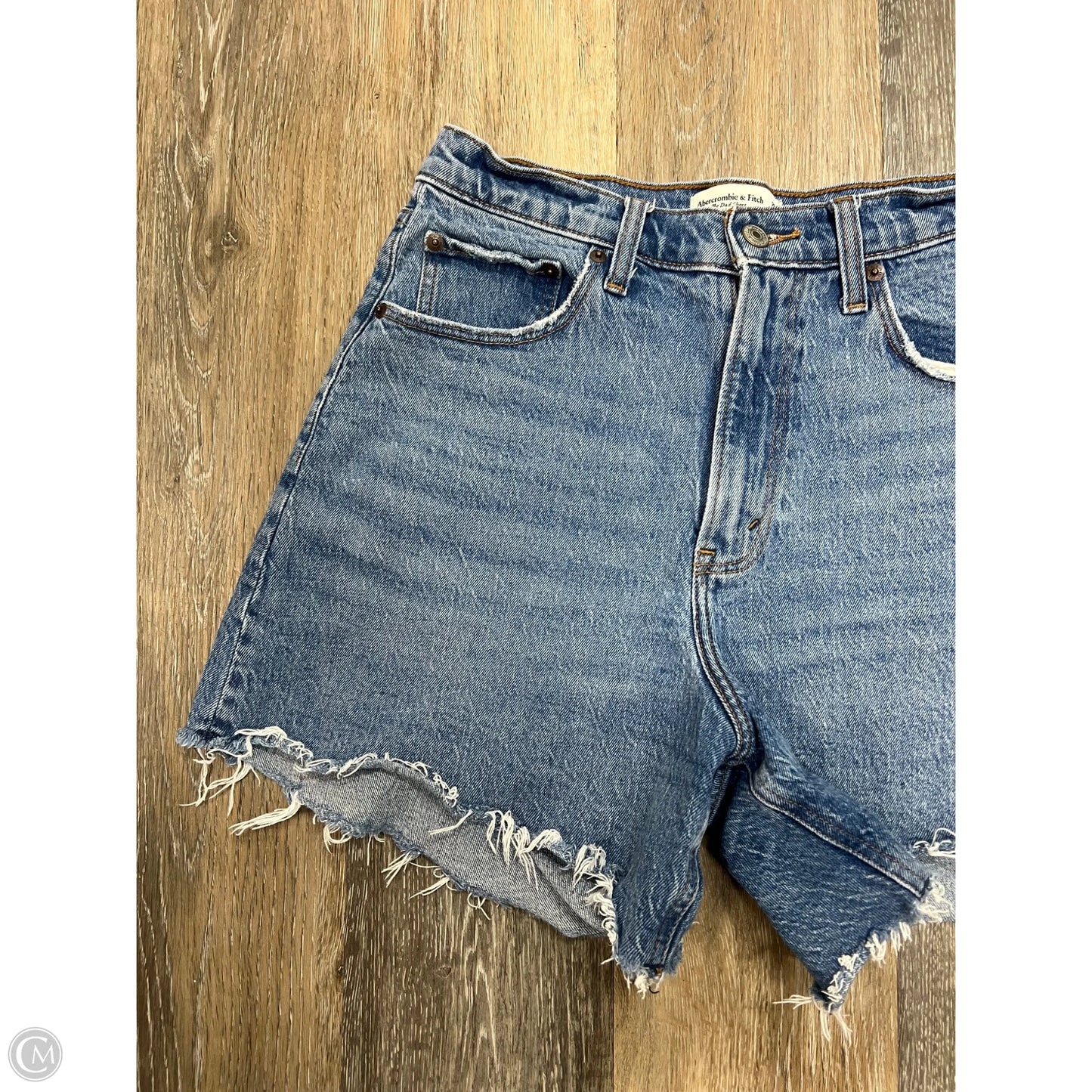 Shorts By Abercrombie And Fitch In Blue Denim, Size: 8