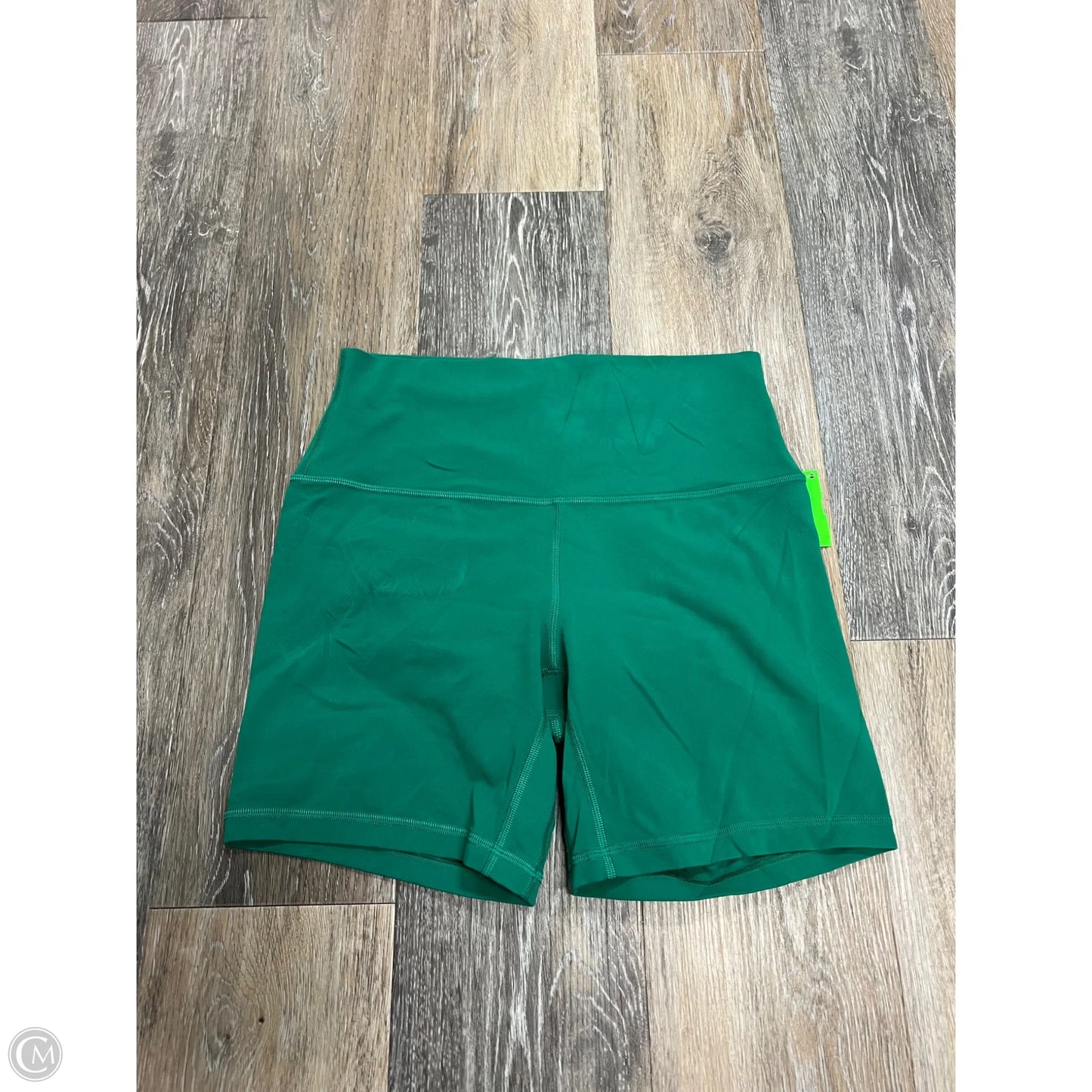 Athletic Shorts By Lululemon In Green, Size: 8