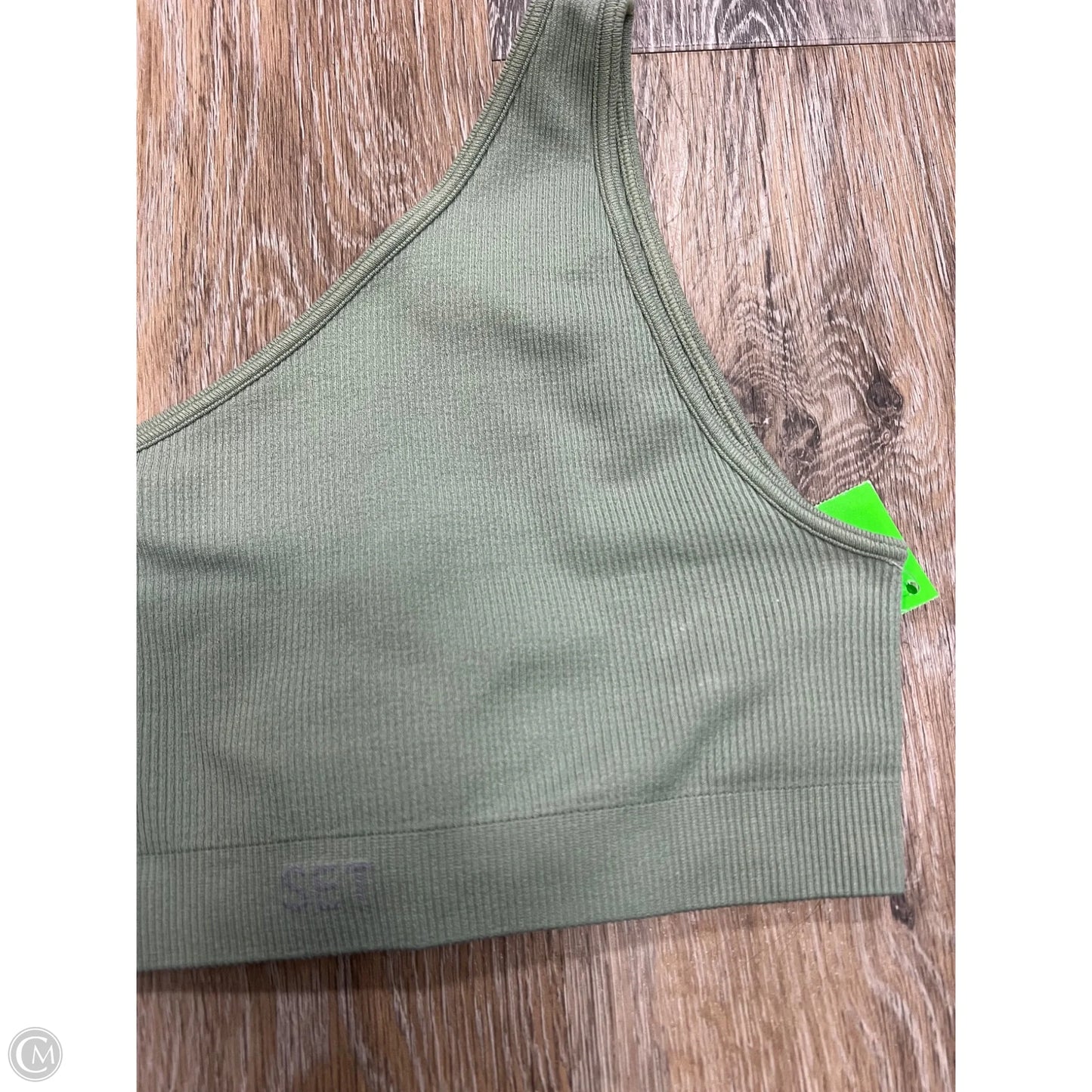 Athletic Bra By Set Active In Green, Size: Xs