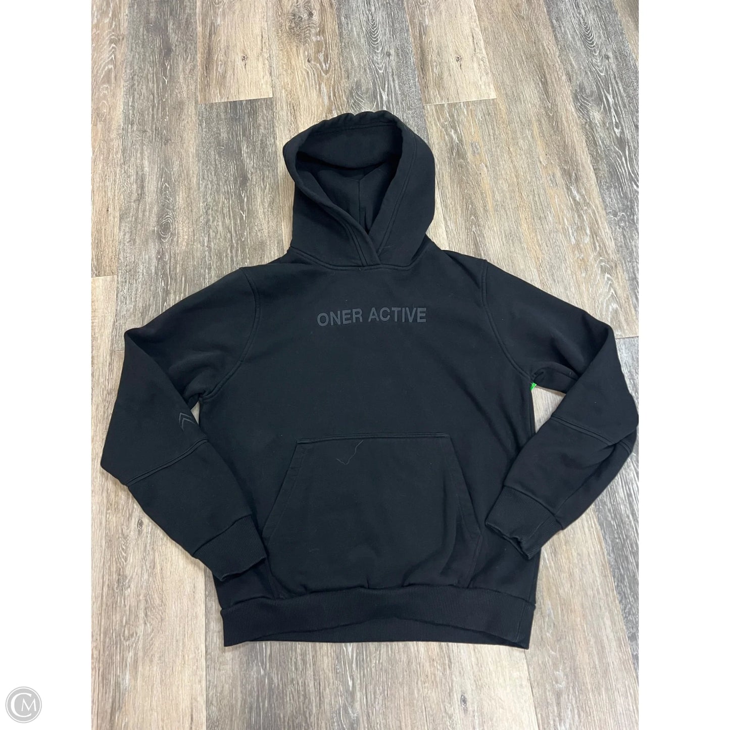 Athletic Sweatshirt Hoodie By Oner Active In Black, Size: S
