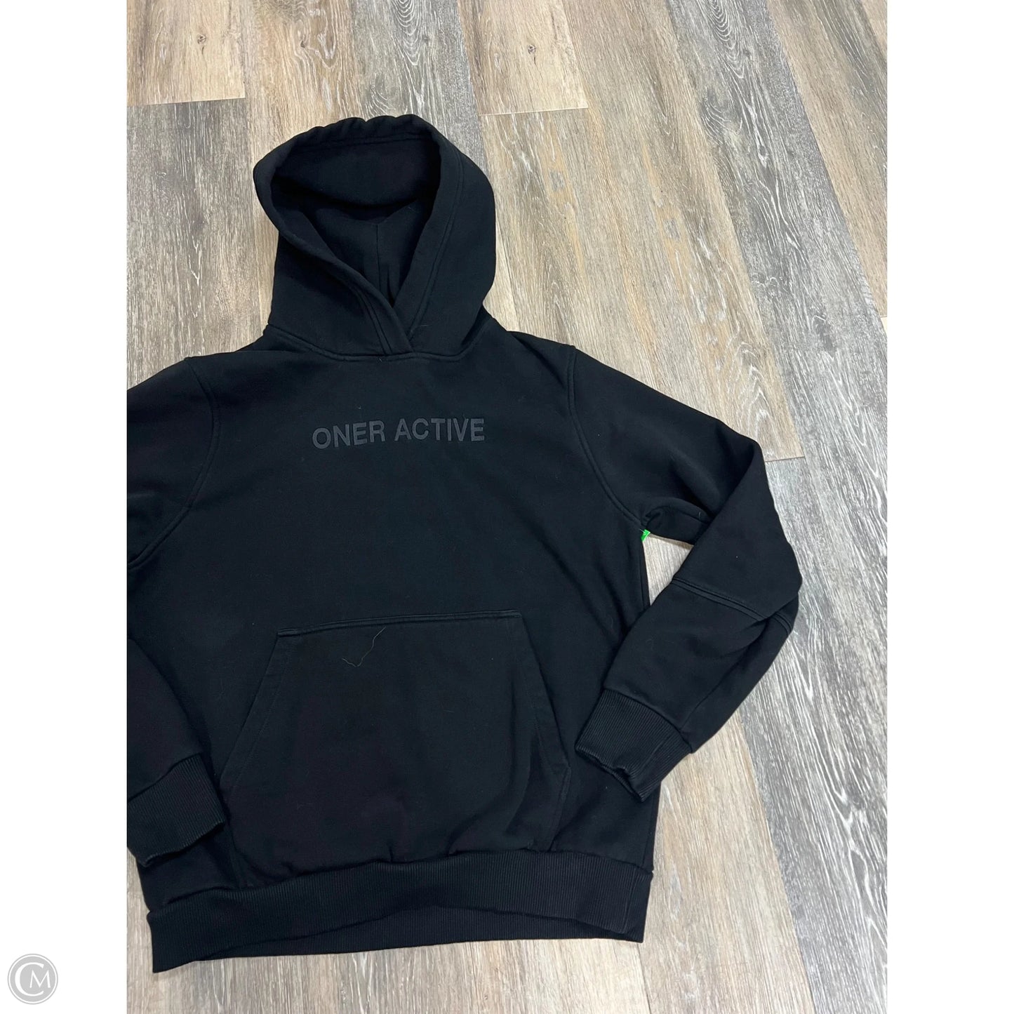 Athletic Sweatshirt Hoodie By Oner Active In Black, Size: S