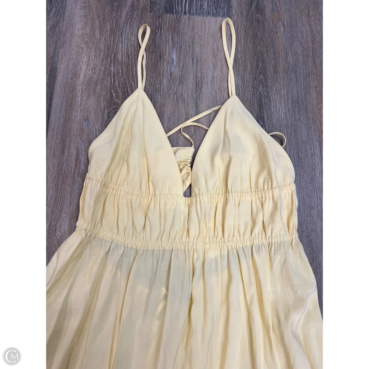 Dress Casual Maxi By Zara In Yellow, Size: M
