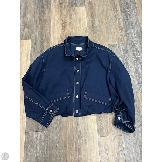Jacket Other By Loft In Navy, Size: Xl