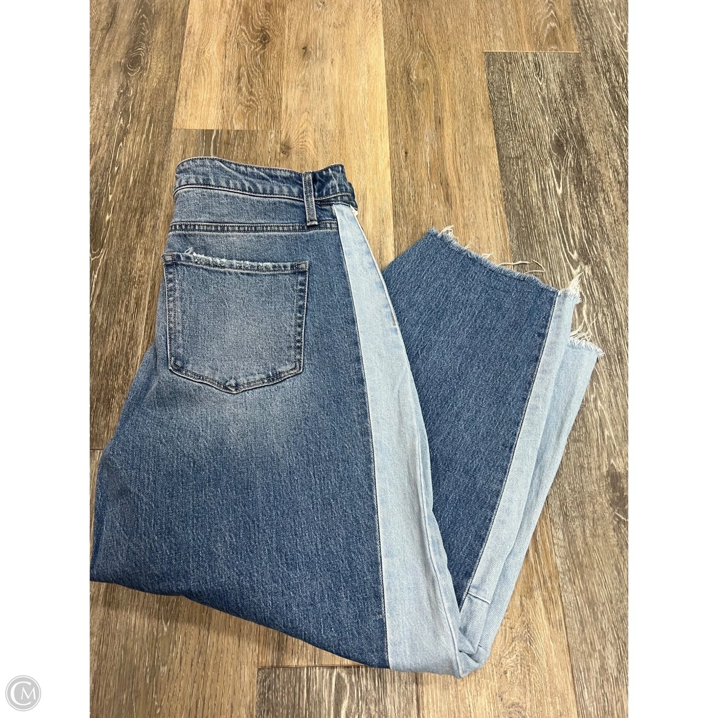 Jeans Wide Leg By Flying Monkey In Blue Denim, Size: 14