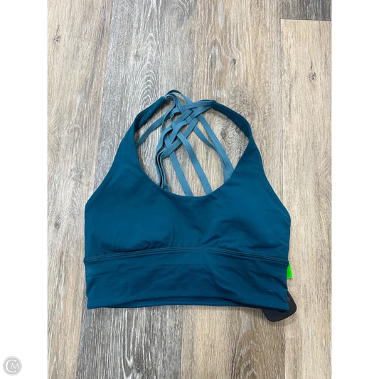 Athletic Bra By Lululemon In Teal, Size: 4