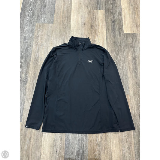 Athletic Top Long Sleeve Collar By PXG In Black, Size: L