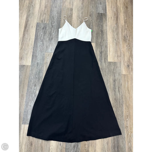 Dress Casual Maxi By Pomander Place In Black & White, Size: L