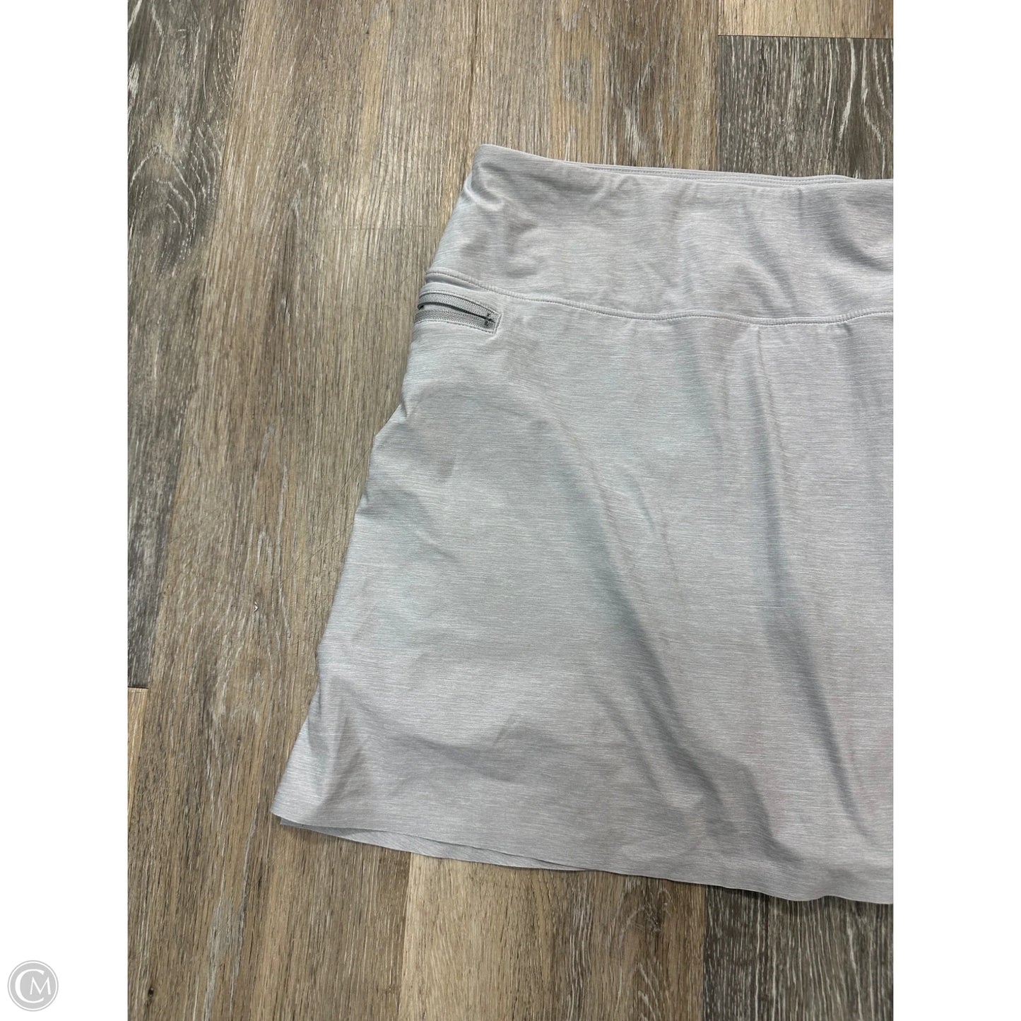 Athletic Skort By Greyson In Grey, Size: M