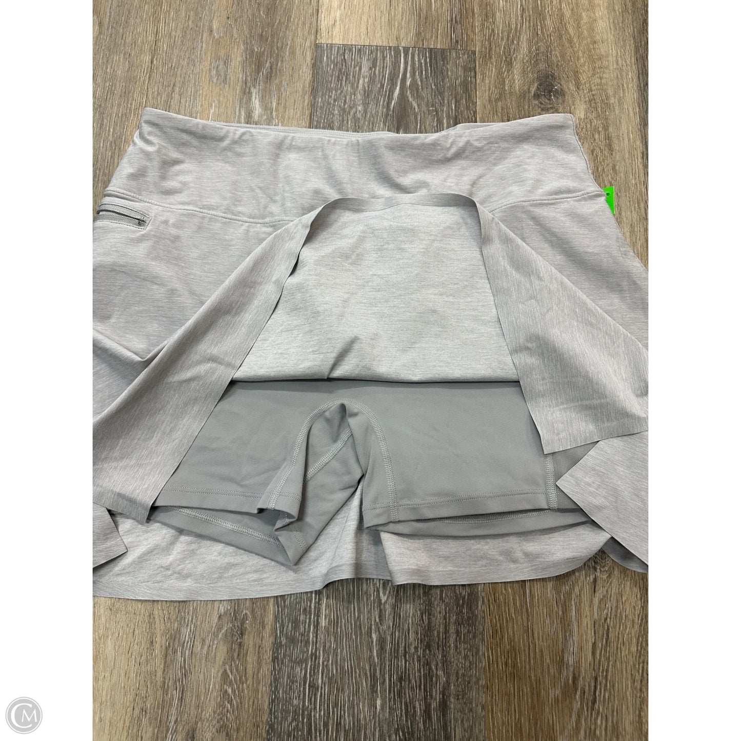Athletic Skort By Greyson In Grey, Size: M