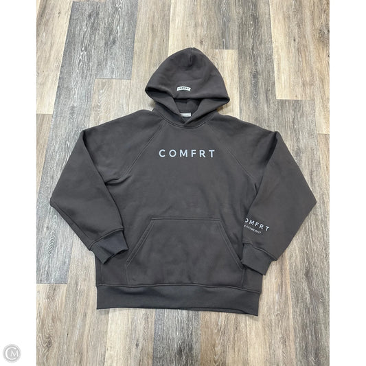 Sweatshirt Hoodie By Comfrt In Brown, Size: Xl