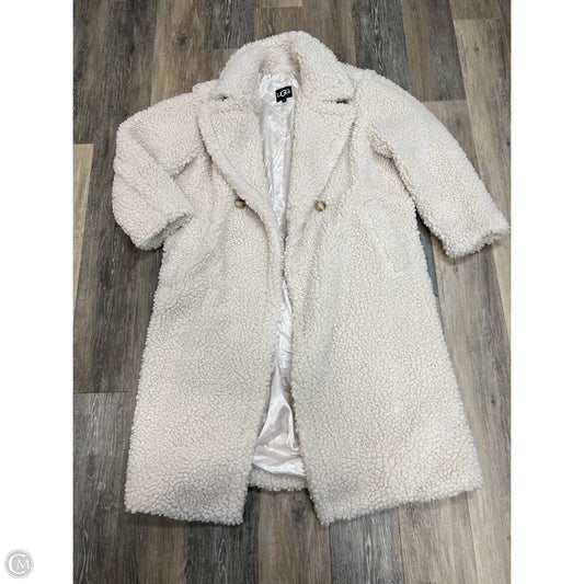 Coat Designer By Ugg In Cream, Size: Xl