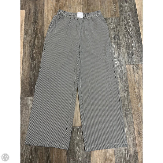 Pants Wide Leg By Prettygarden In Striped Pattern, Size: M