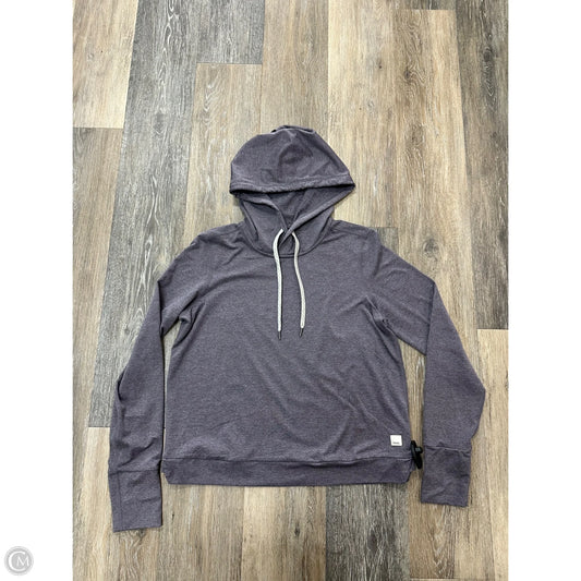 Athletic Top Long Sleeve Hoodie By Vuori In Purple, Size: Xs