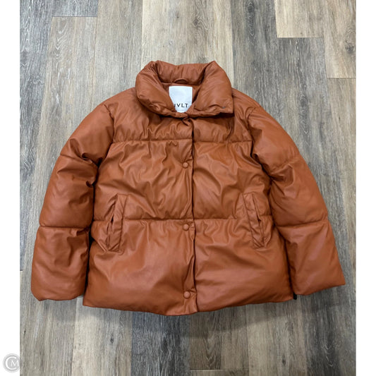 Coat Puffer & Quilted By NVLT In Orange, Size: S