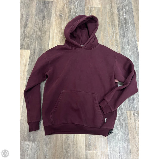 Sweatshirt Hoodie By Comfrt In Purple, Size: L