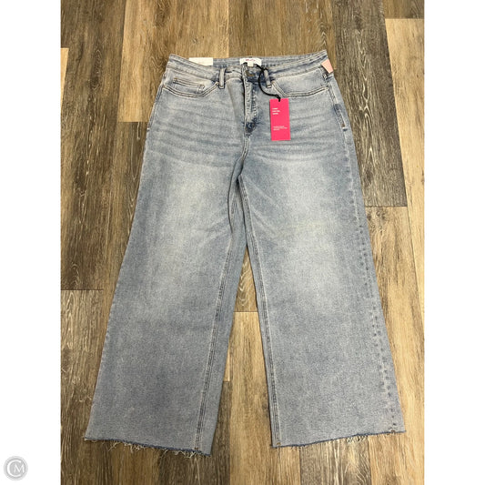 Jeans Wide Leg By Moco In Blue Denim, Size: 16