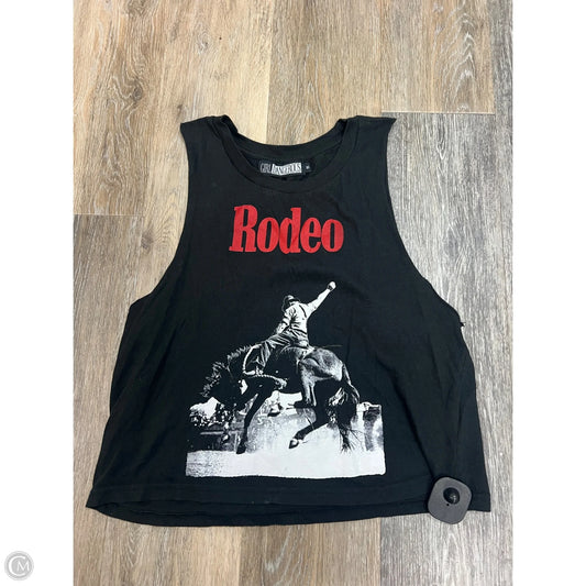 Top Sleeveless By Girl Dangerous In Black, Size: M