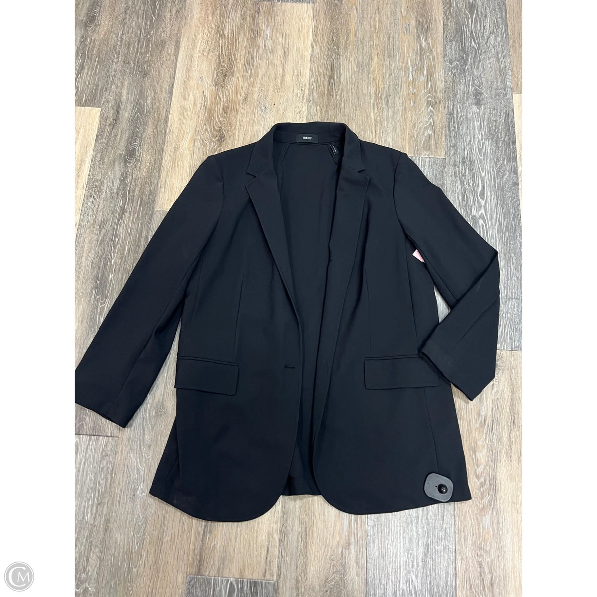 Blazer By Theory In Black, Size: M