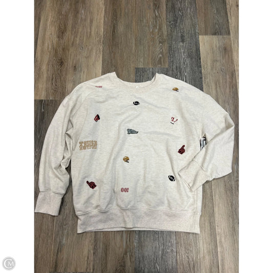 Top Long Sleeve By Maurices In Cream, Size: L