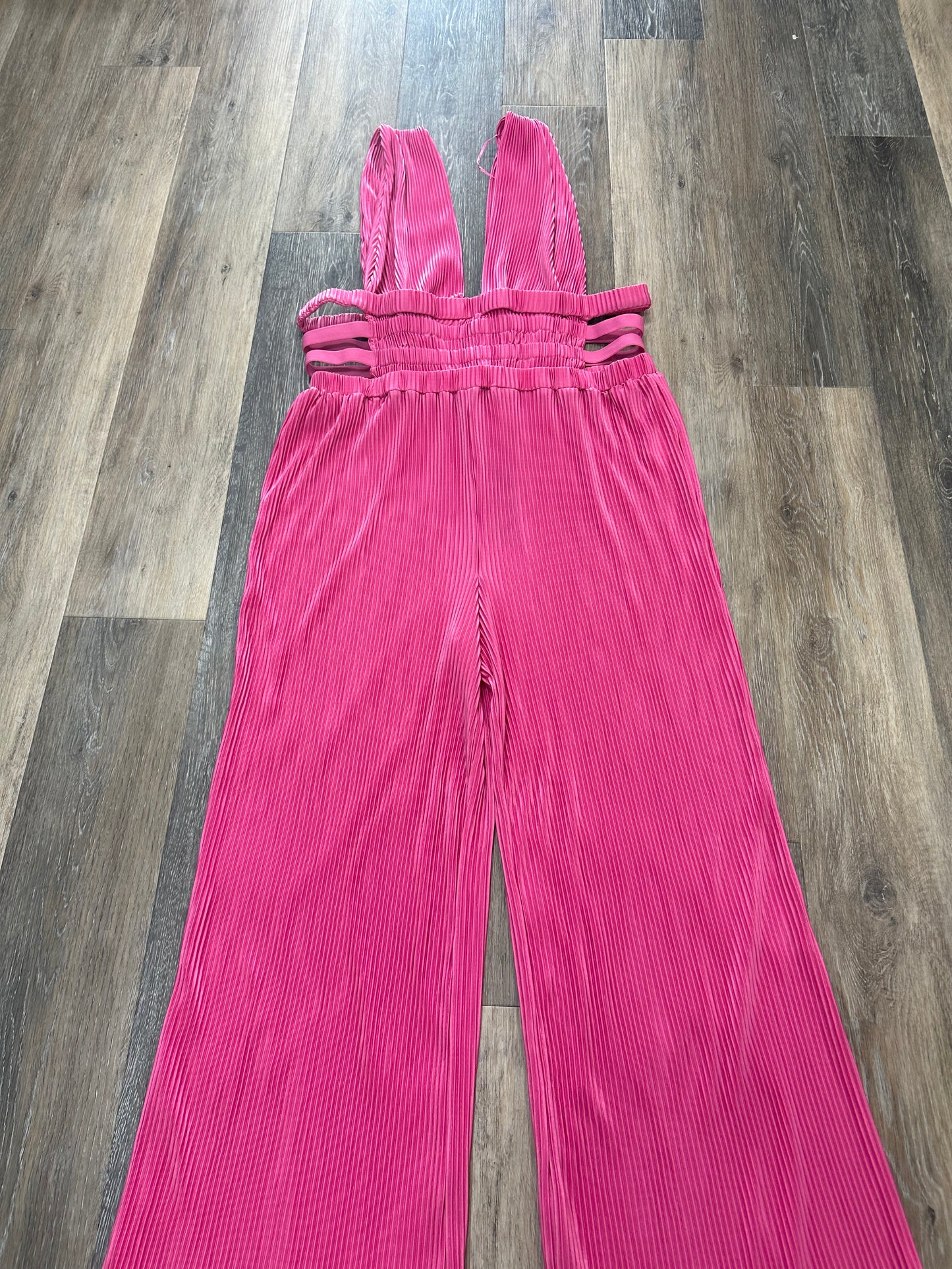 Pink Jumpsuit Fashion Nova, Size 1x