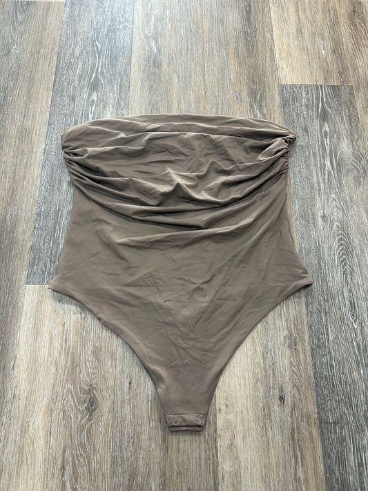 Brown Bodysuit Meshki, Size Xxl