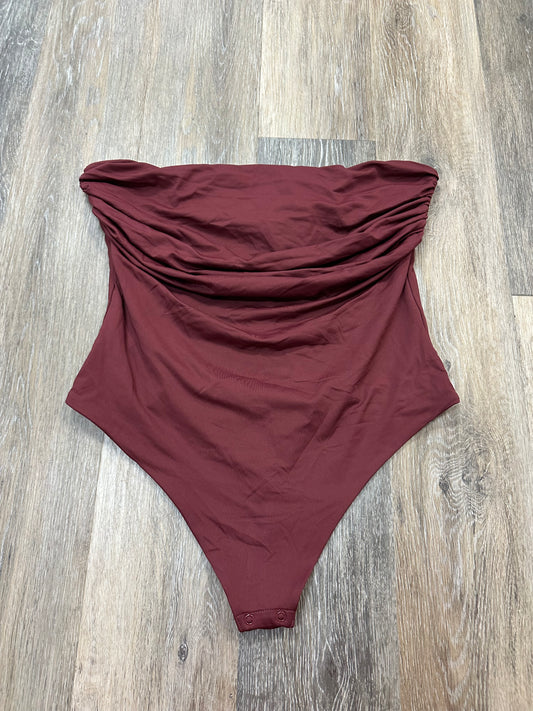 Red Bodysuit Meshki, Size Xxl