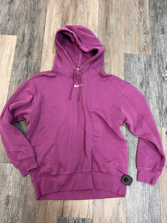 Athletic Sweatshirt Hoodie By Nike Apparel In Purple, Size: Xs