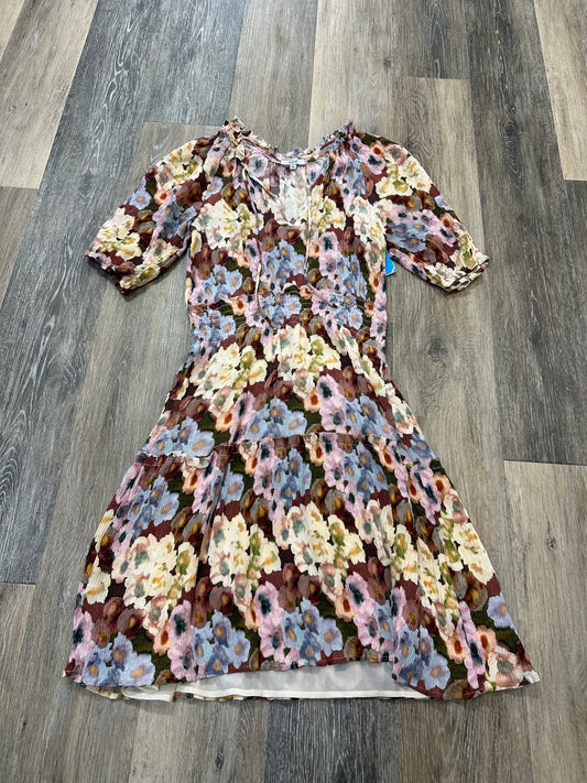 Dress Casual Midi By Rails In Floral Print, Size: M