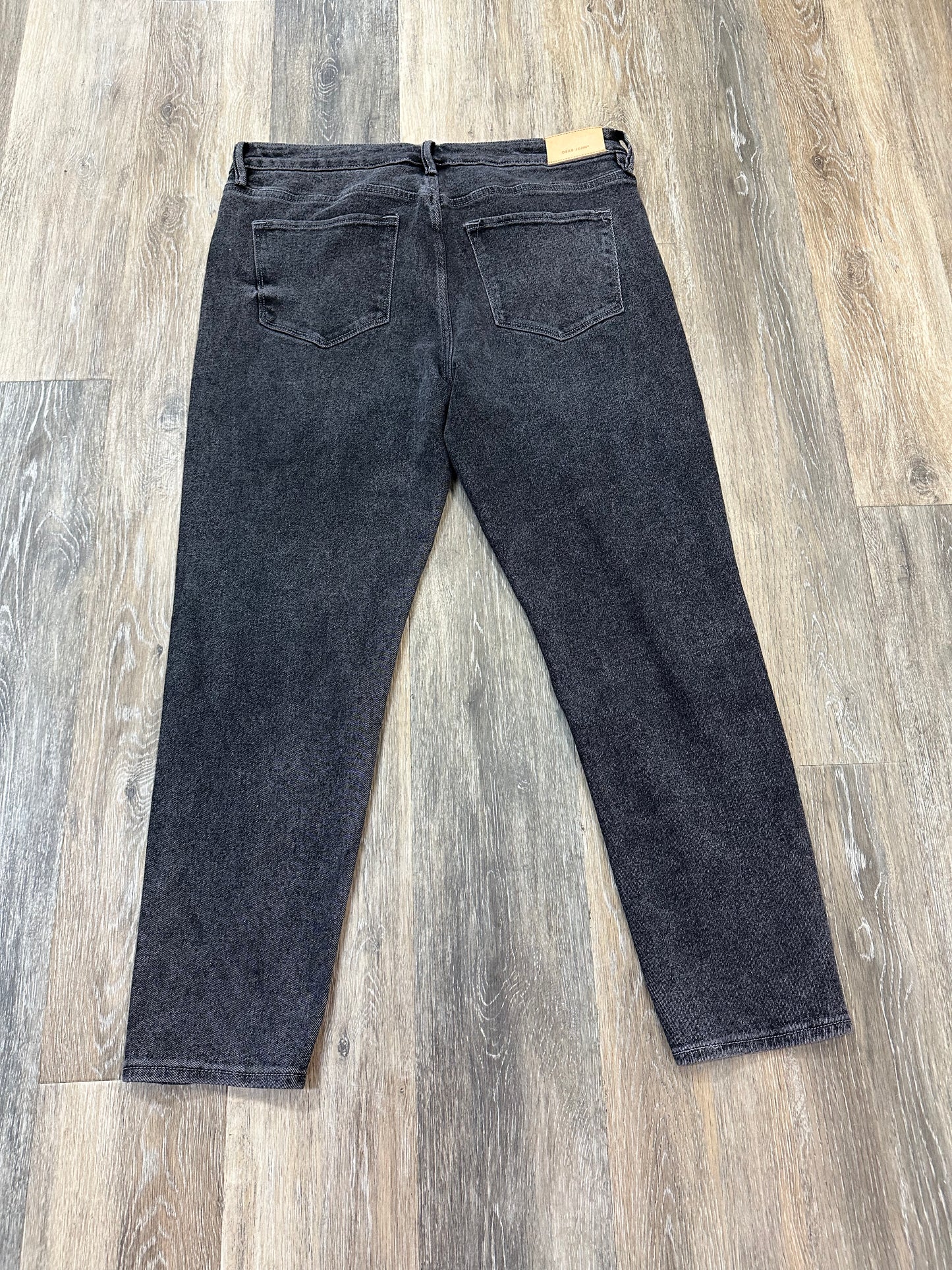 Jeans Skinny By Dear John In Black Denim, Size: 14