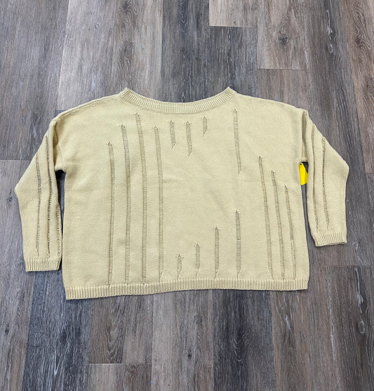 Sweater By Lauren G In Yellow, Size: Osfa