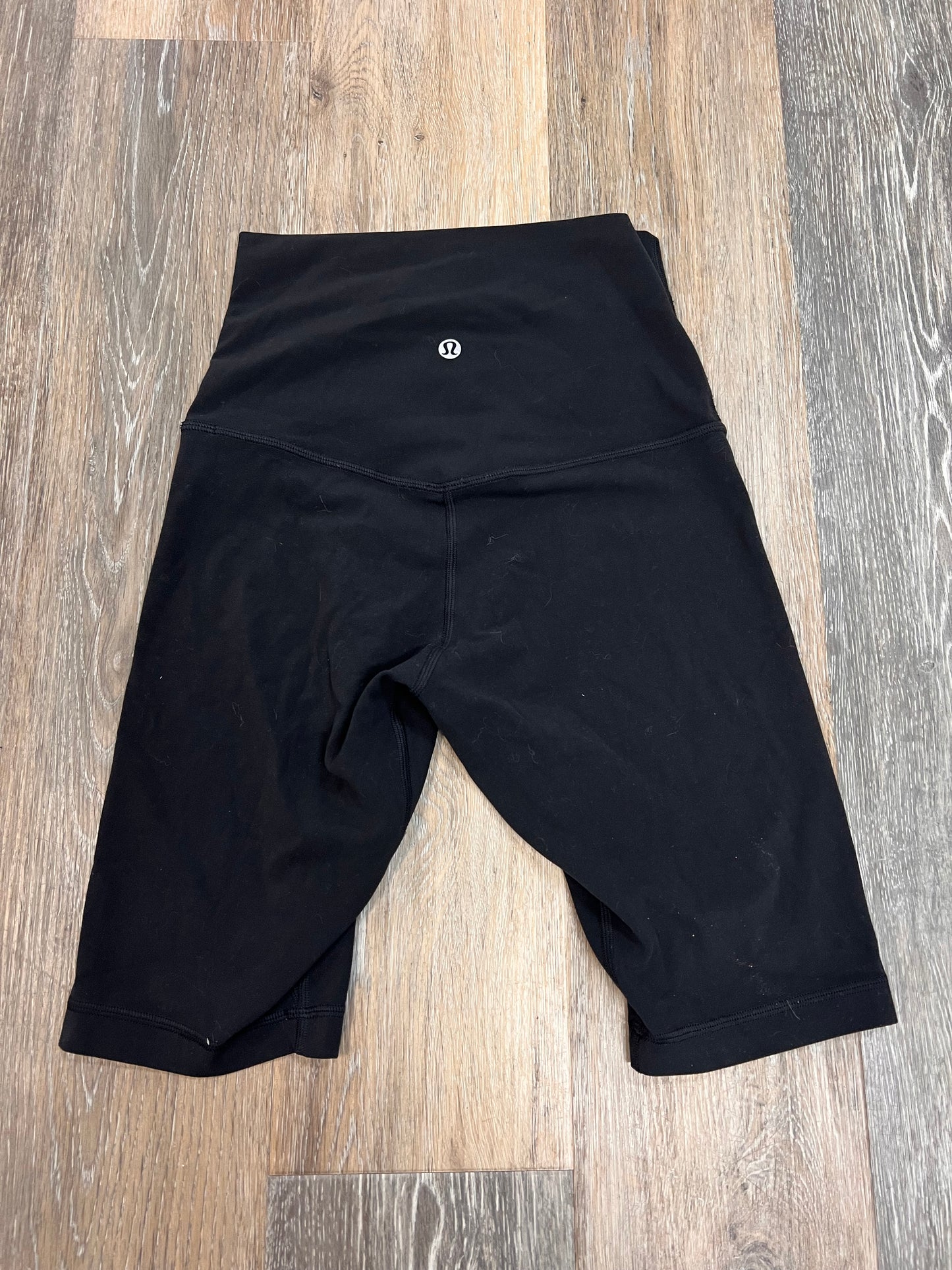 Athletic Shorts By Lululemon In Black, Size: 4