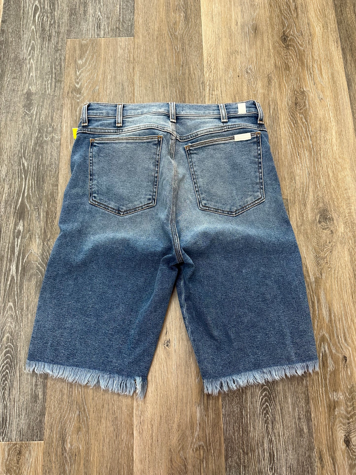 Shorts Designer By 7 For All Mankind In Blue Denim, Size: 4