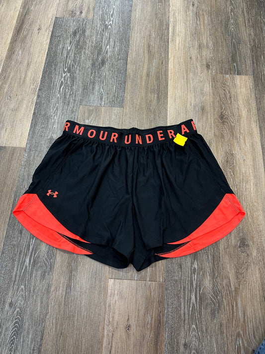 Athletic Shorts By Under Armour In Black, Size: 1x