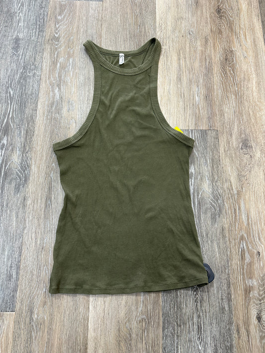 Tank Top By Free People In Green, Size: L