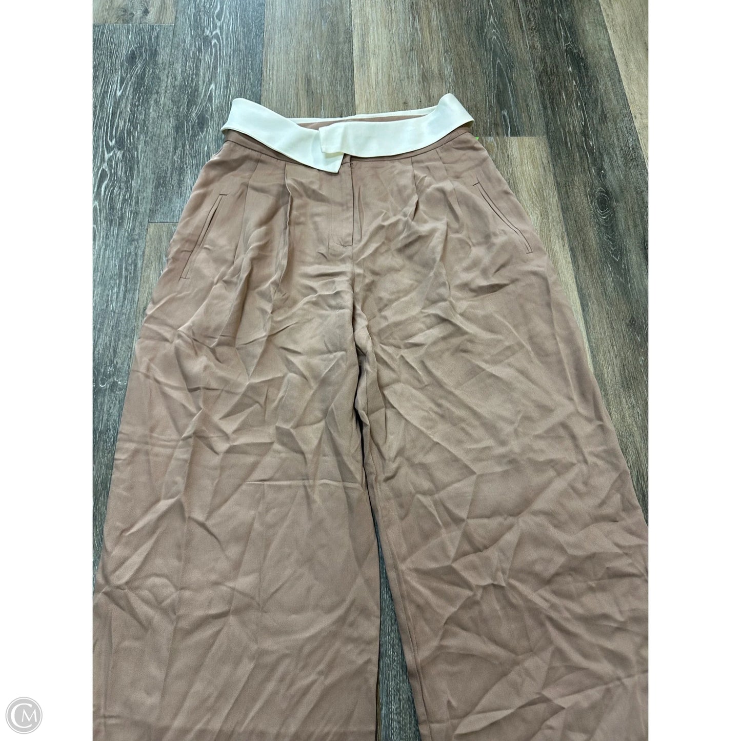 Pants Dress By The Noli Shop In Tan & White, Size: 8