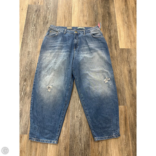 Jeans Wide Leg By Pilcro In Blue Denim, Size: 16