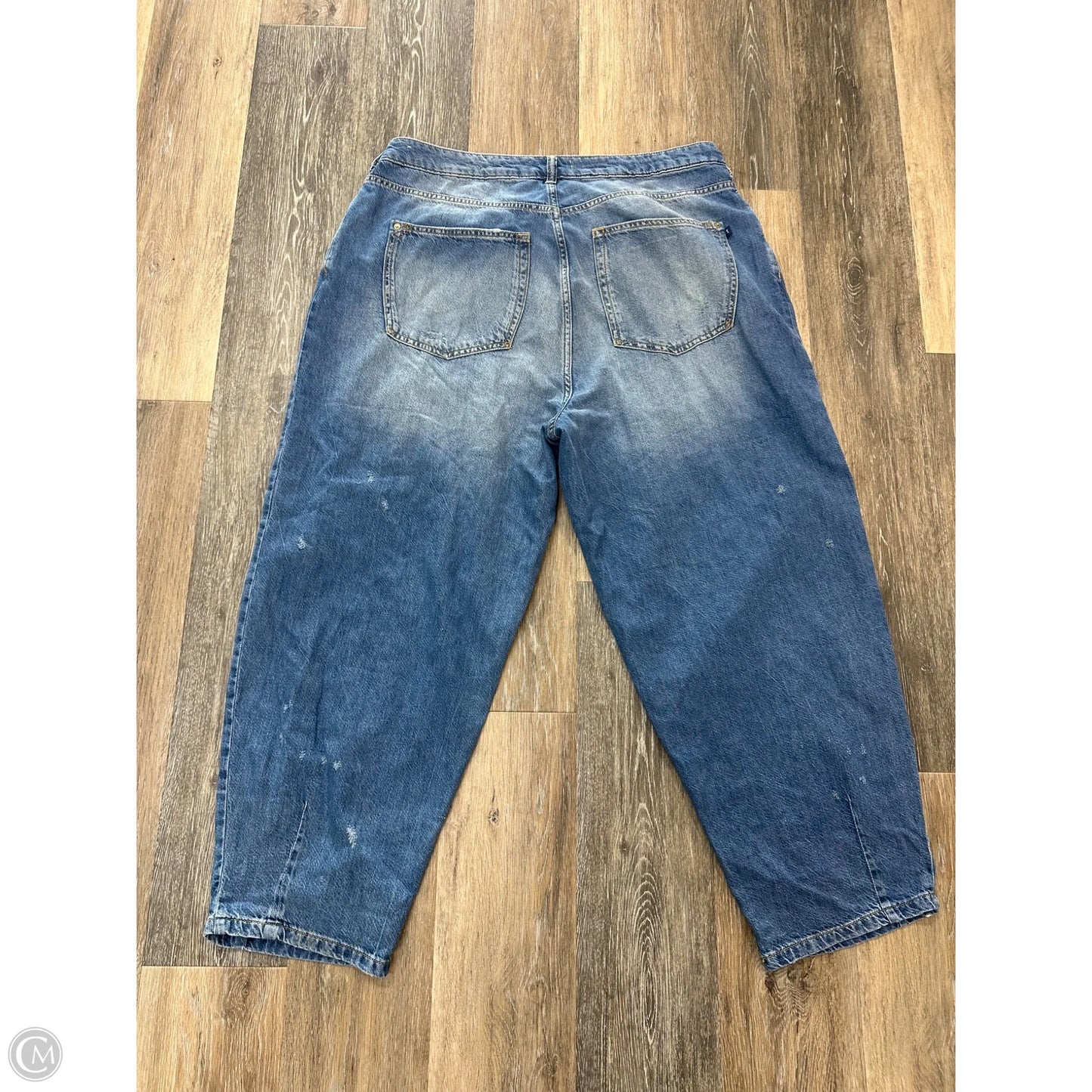 Jeans Wide Leg By Pilcro In Blue Denim, Size: 16