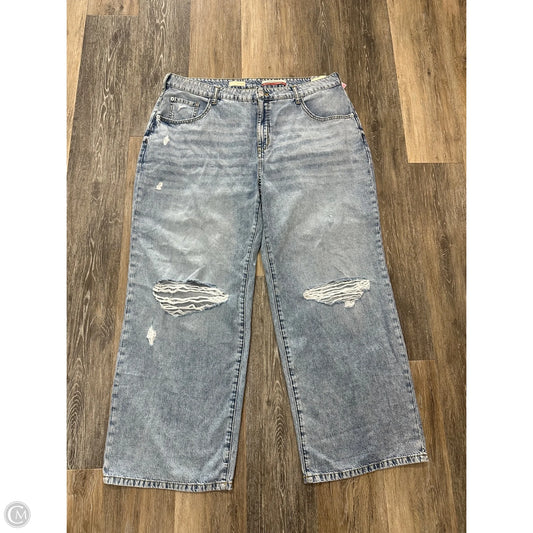 Jeans Wide Leg By Pilcro In Blue Denim, Size: 20