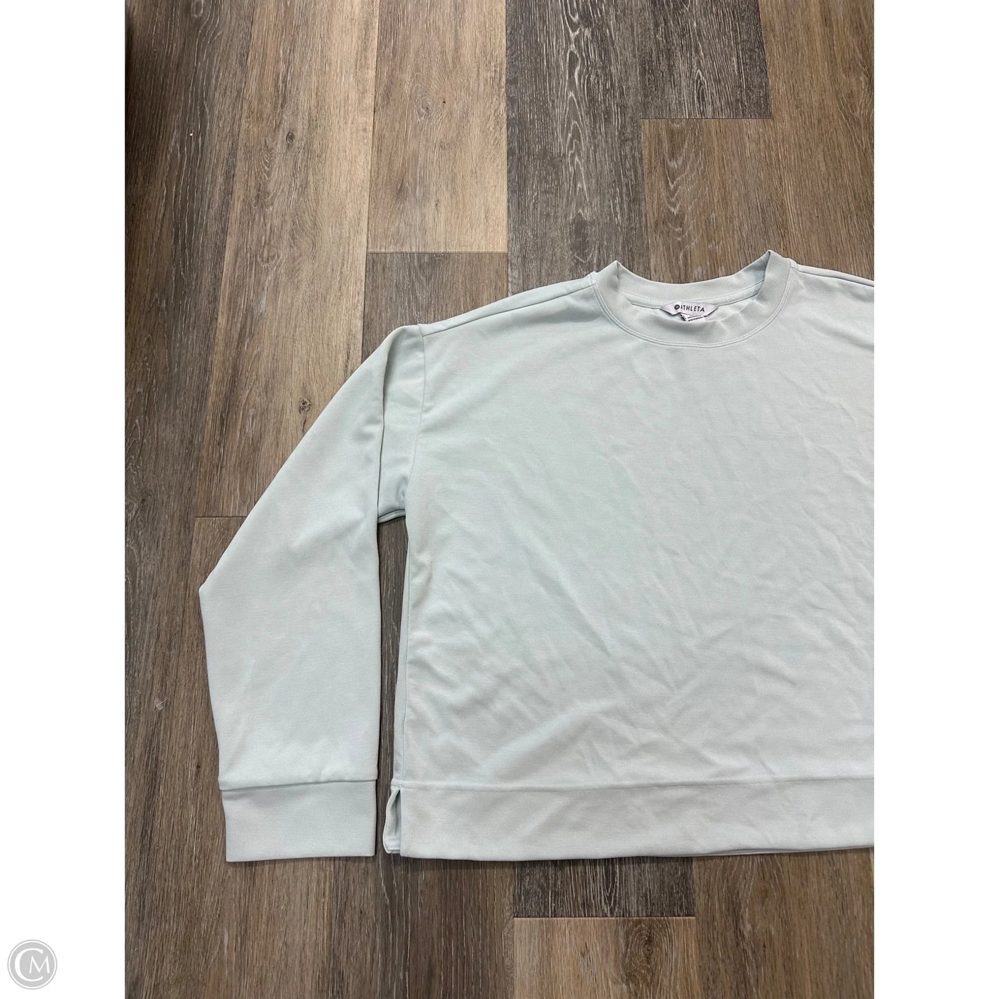 Athletic Sweatshirt Crewneck By Athleta In Grey, Size: Xl