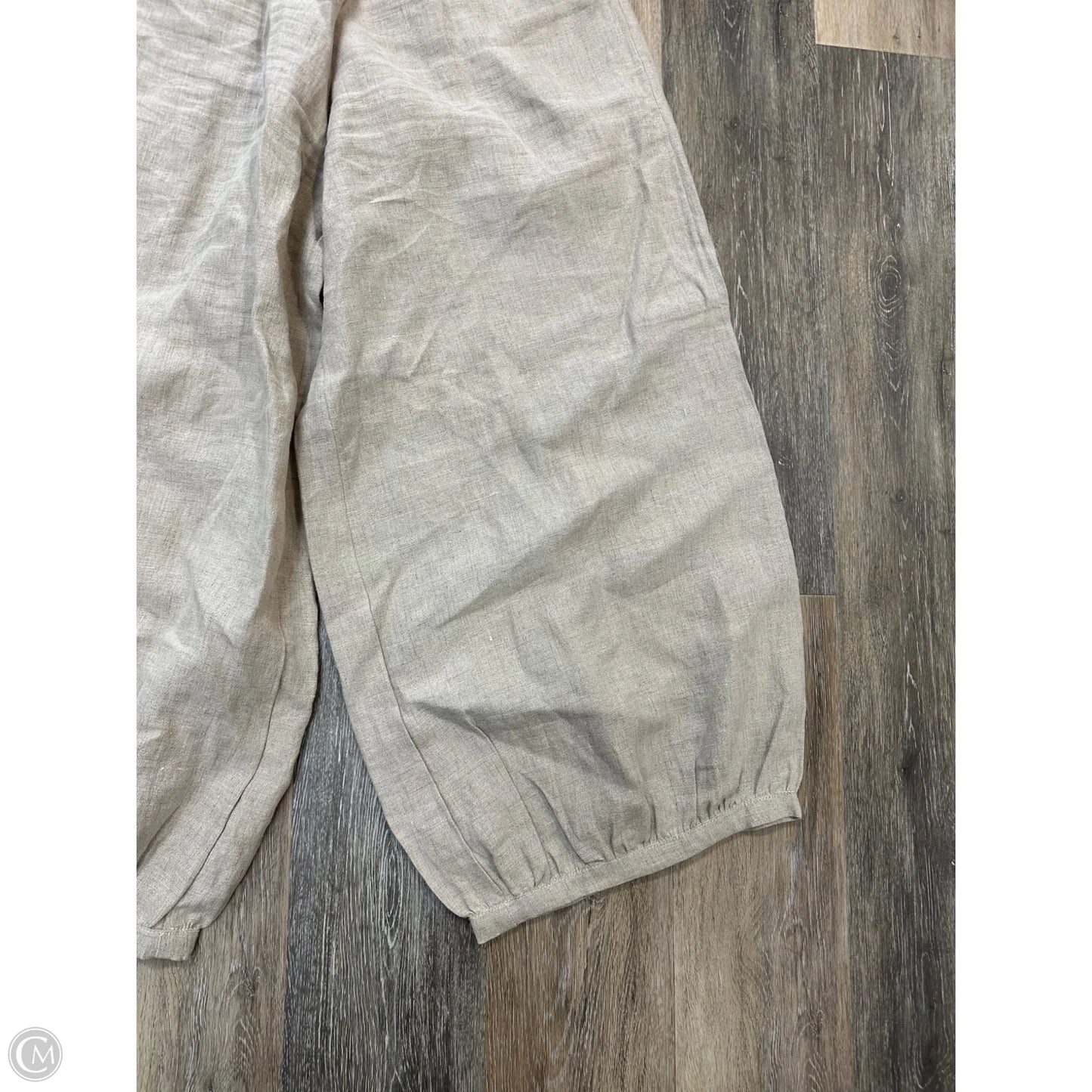 Pants Linen By Nomad The Label In Tan, Size: 16