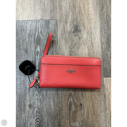 Wristlet Designer By Coach, Size: Large