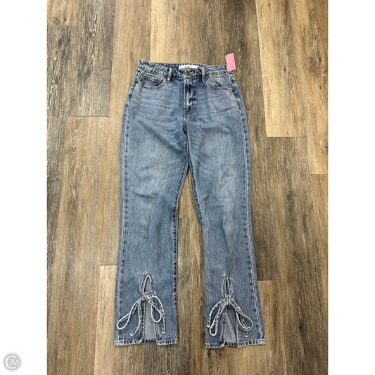 Jeans Straight By Hidden In Blue Denim, Size: 4