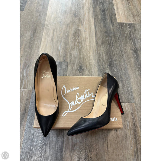 Shoes Luxury Designer By Christian Louboutin In Black, Size: 6.5