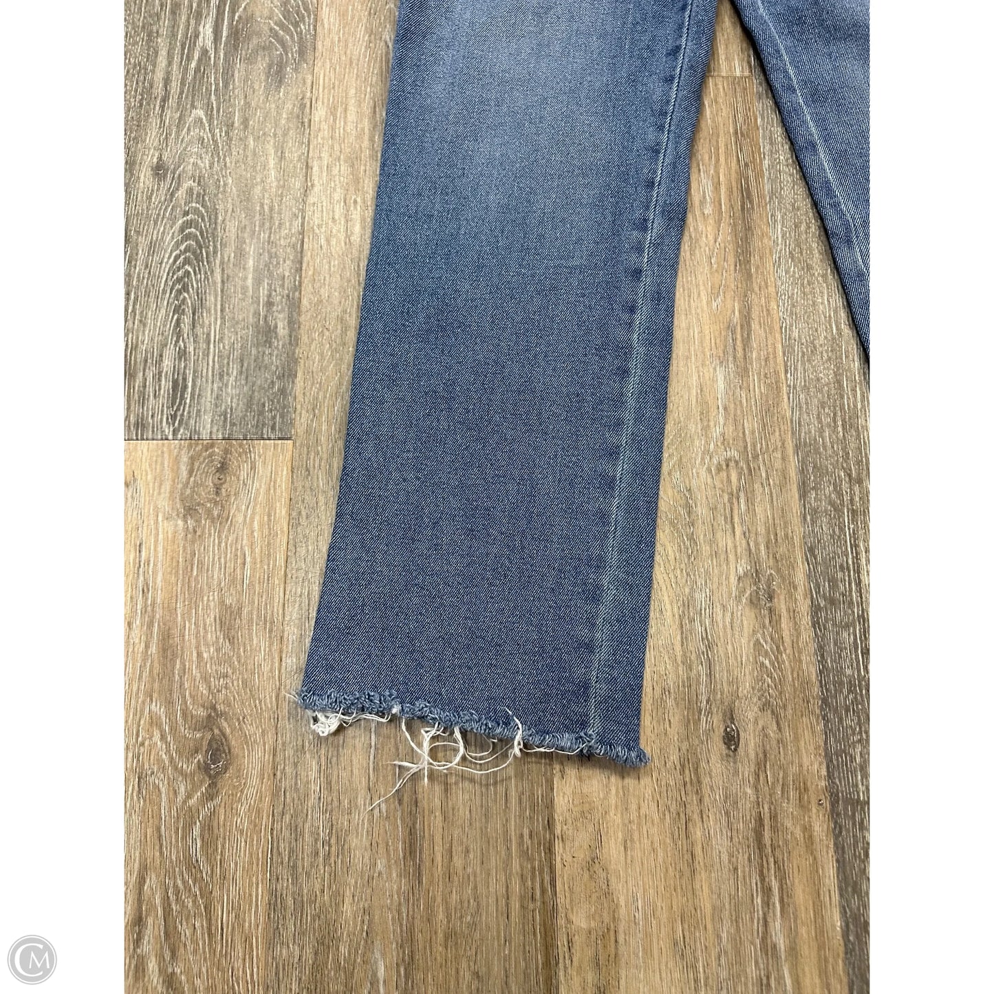 Jeans Straight By Just Black In Blue Denim, Size: 12