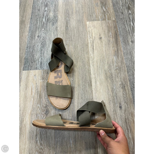 Sandals Flats By Sorel In Green, Size: 10